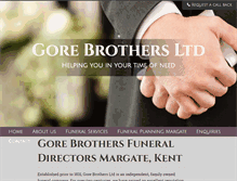 Tablet Screenshot of gorebrothers.co.uk